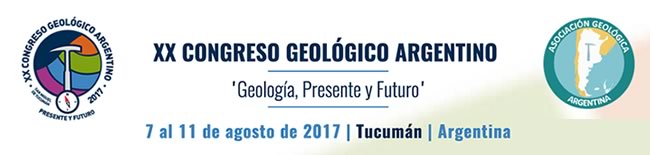 XX CONGRESO GEOLOGICO ARGENTINO
